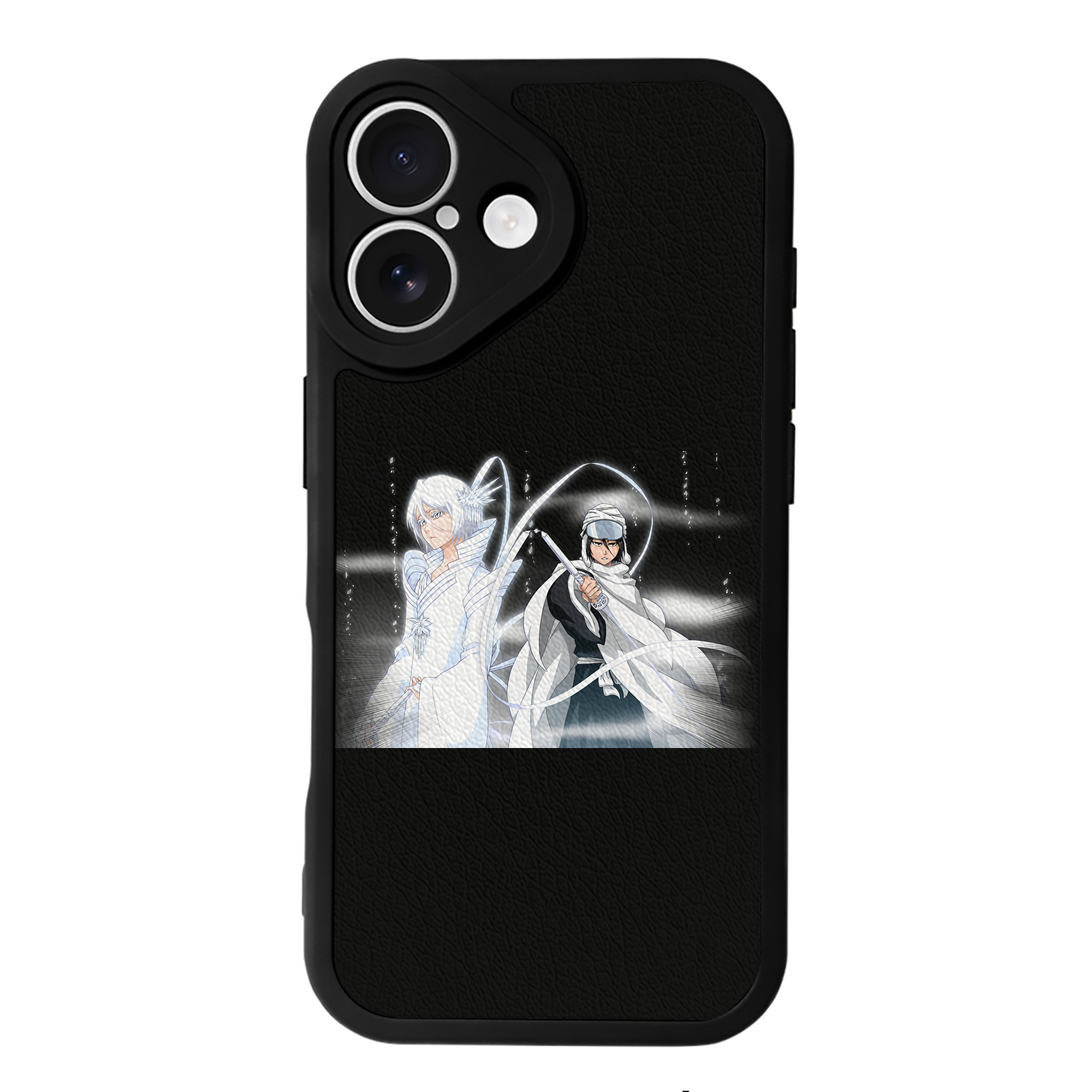 （画像用） ブリーチ 朽木ルキア BLEACH Kuchiki Rukia 【iPhone 16シリーズ対応】シリコンスマホケース（レザー調） 材質：シリコン